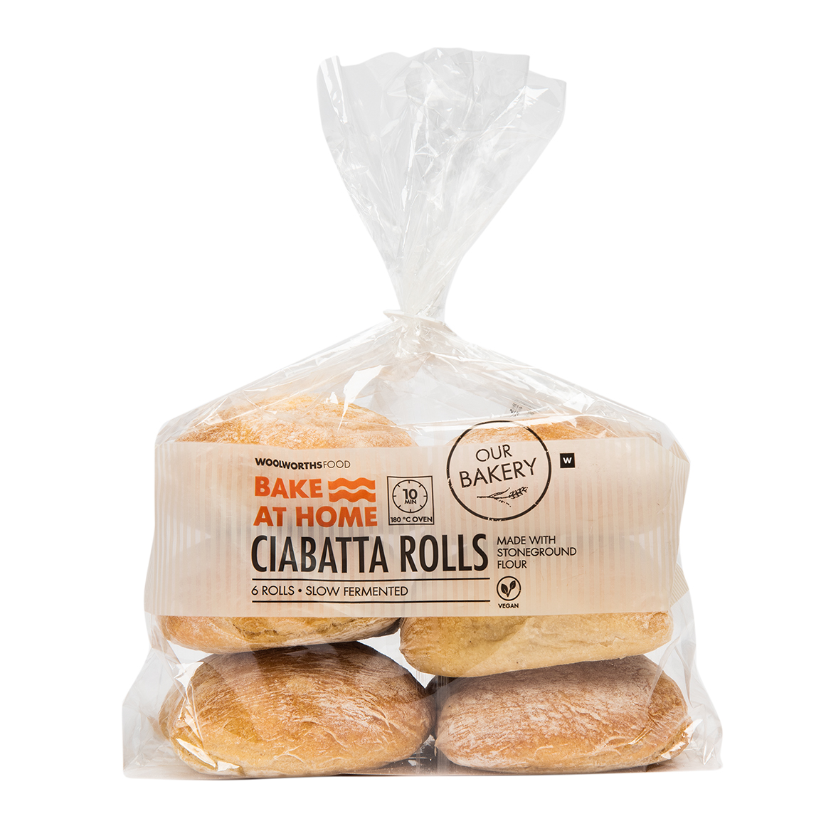 Heat & Eat Ciabatta Rolls 6 pk