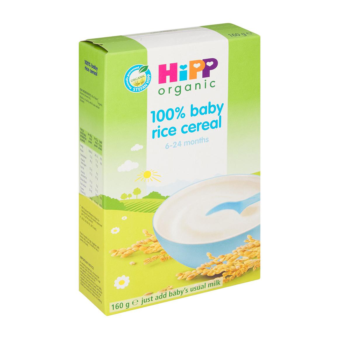 HiPP Organic 100% Baby Rice Cereal 160 g - Main Image