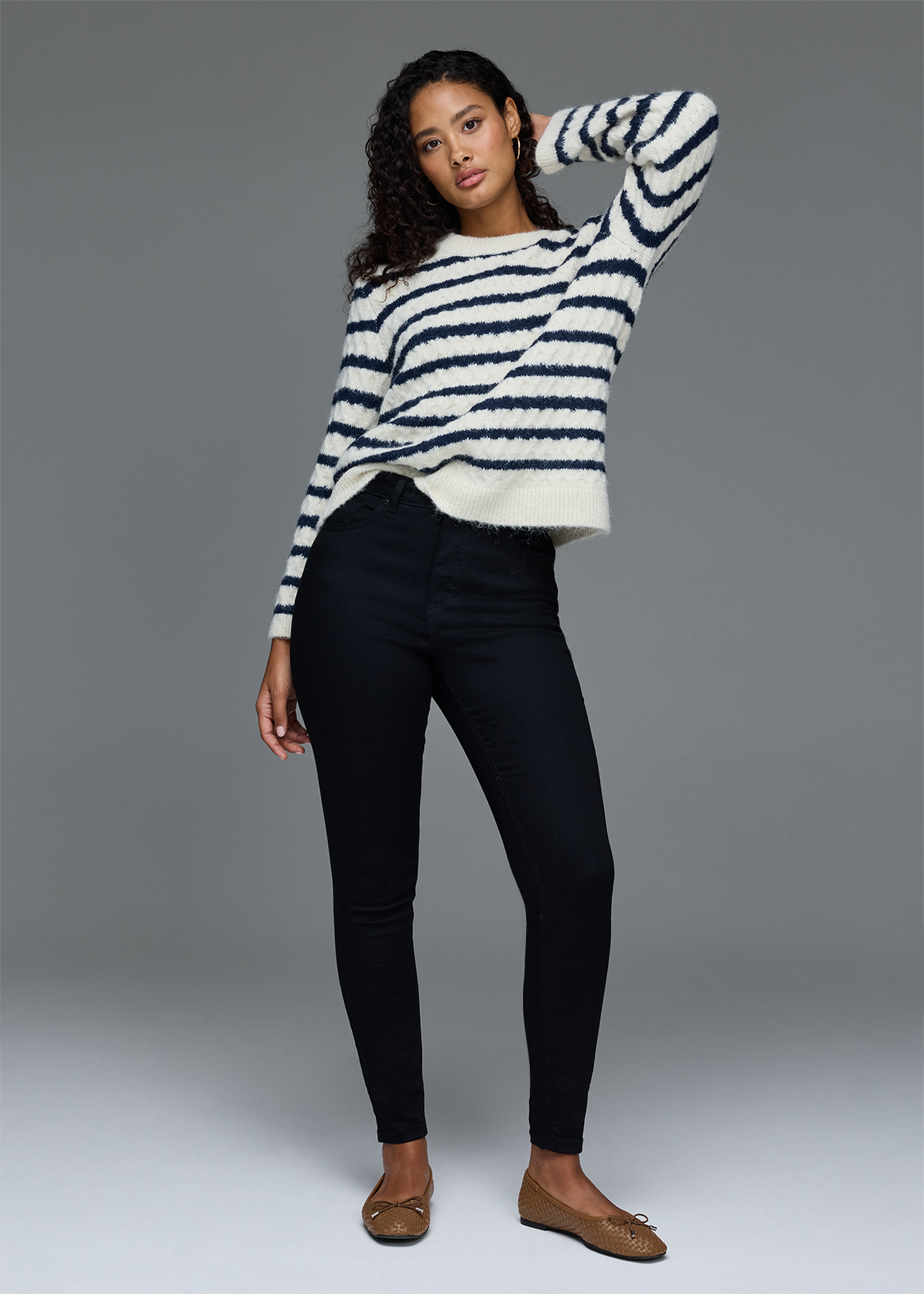 High Rise Curvy Skinny Jeans