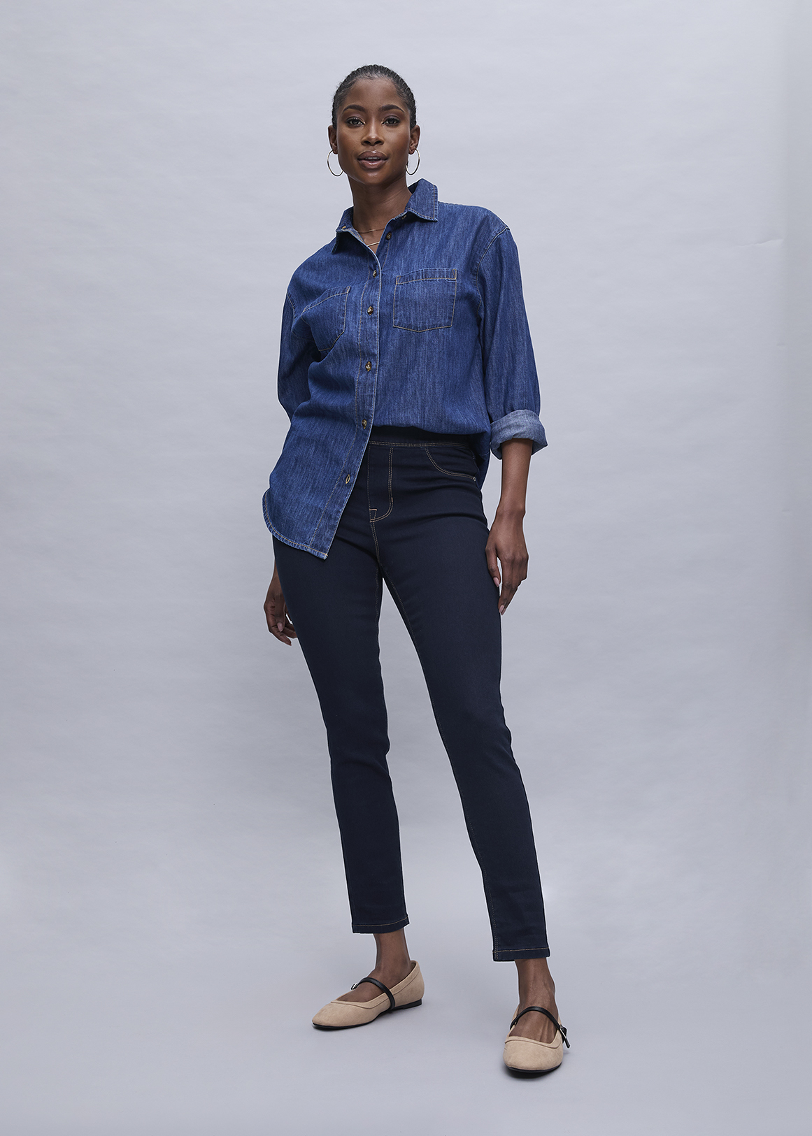 High Rise Jean Leggings