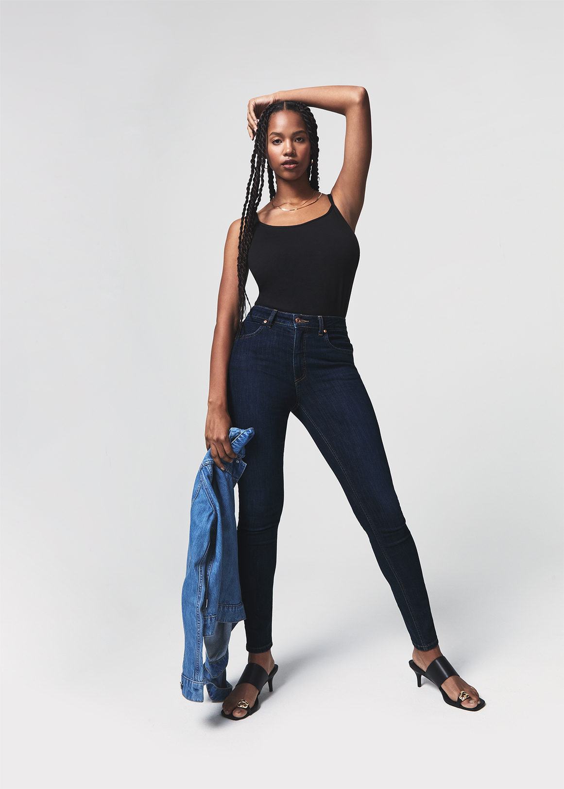 High Rise Skinny Jeans