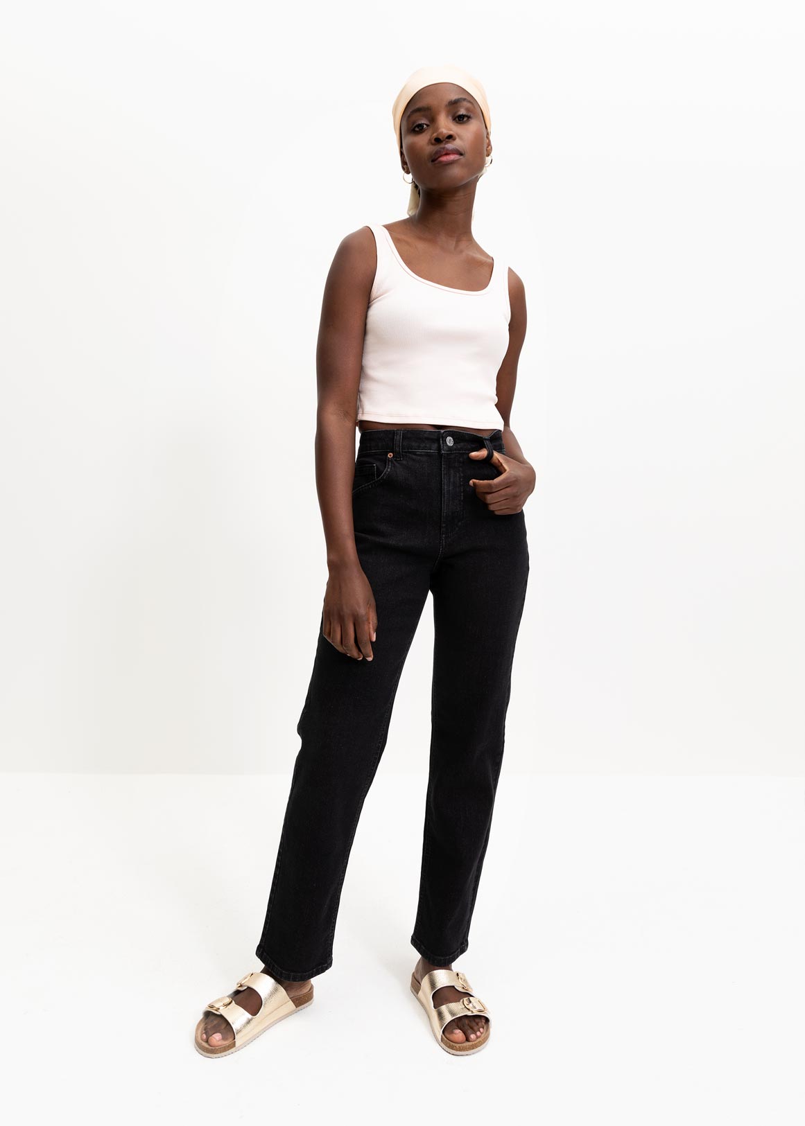 High Rise Straight Leg Jeans | Woolworths.co.za