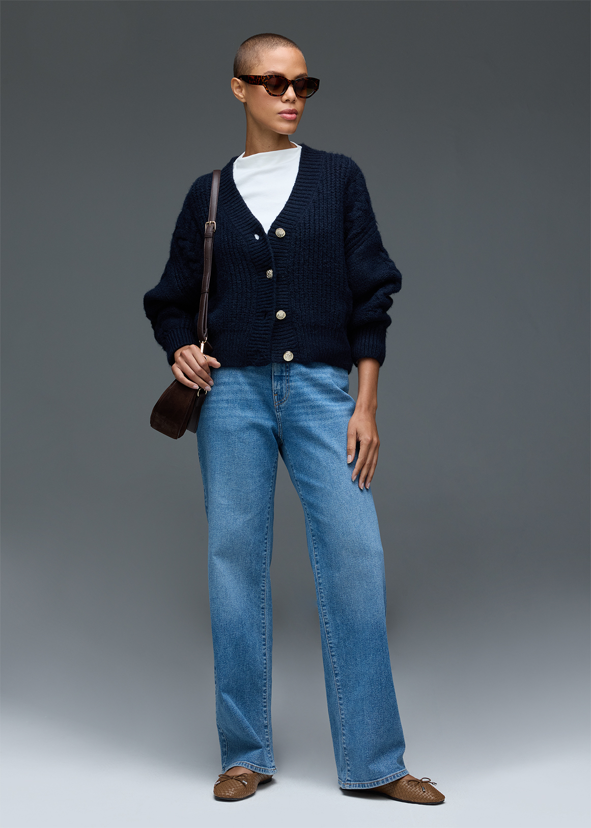 High Rise Straight Leg Jeans