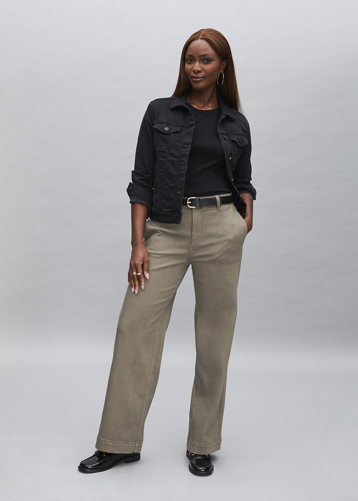 High Rise Wide Leg Jeans