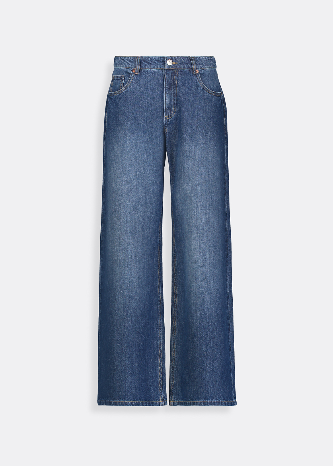 High Rise Wide Leg Jeans