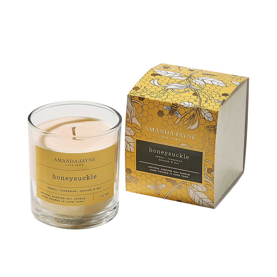 Honeysuckle Glass Candle