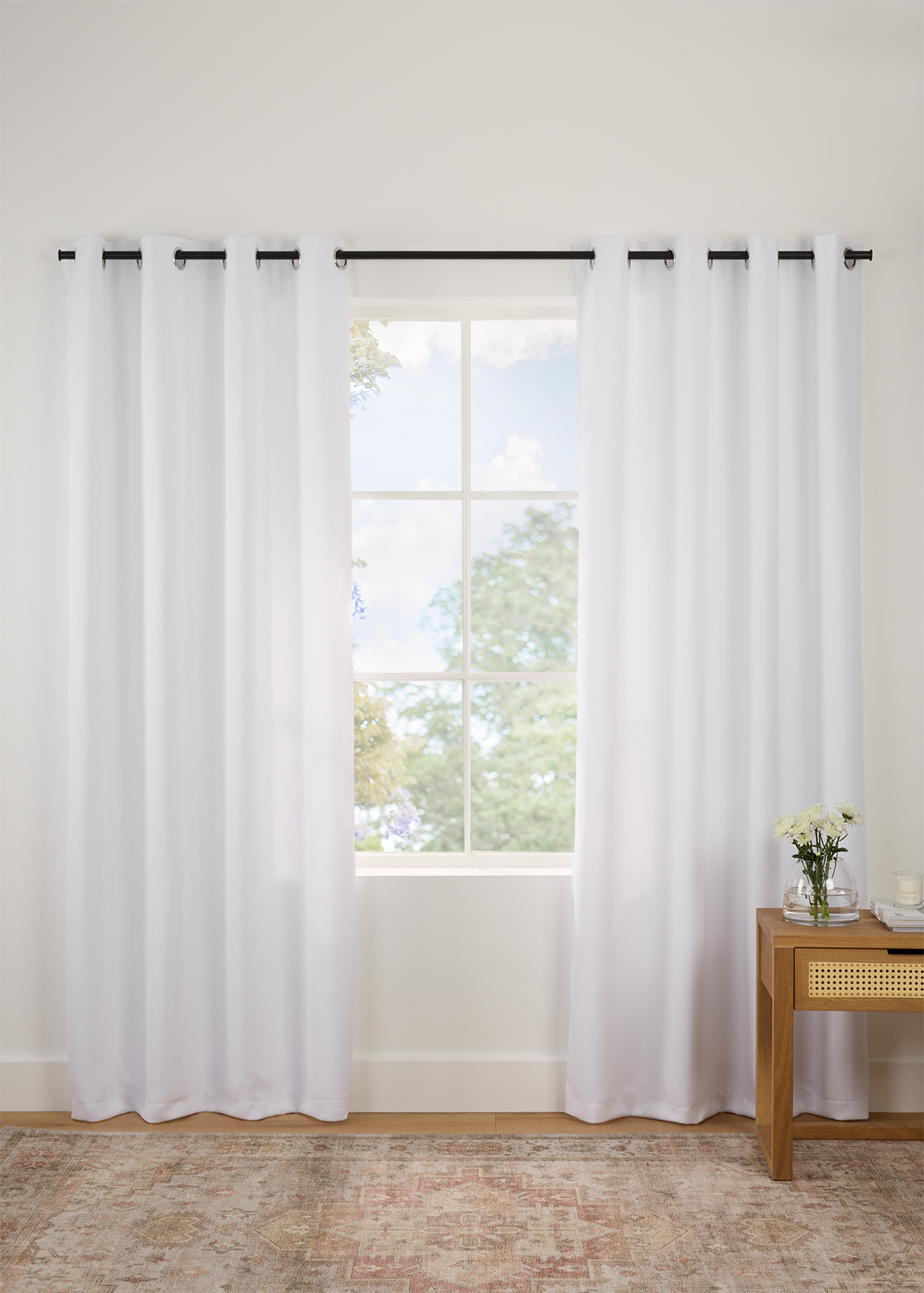 Hudson Block Out Eyelet Curtain 135cm (W) x 223cm (L)