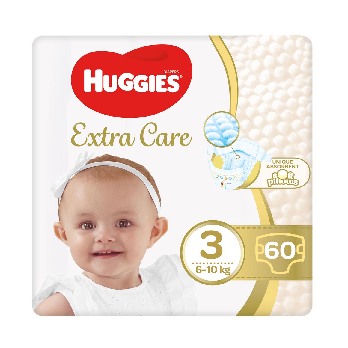 Huggies Extra Care Size 3 (6 10 kg) Nappies 60 pk Woolworths.co.za