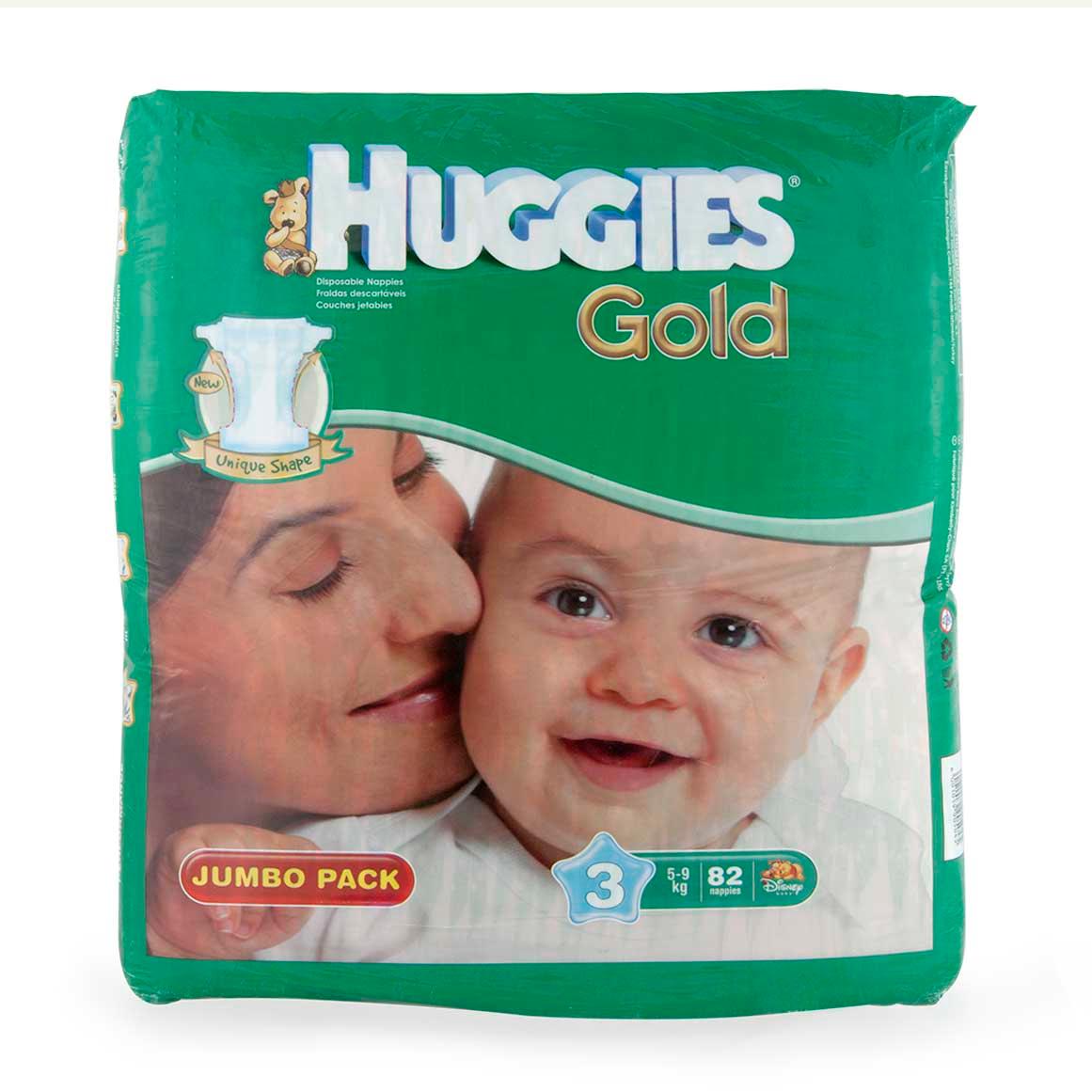 Huggies Gold Jumbo (5 kg) Nappies 82 pk1