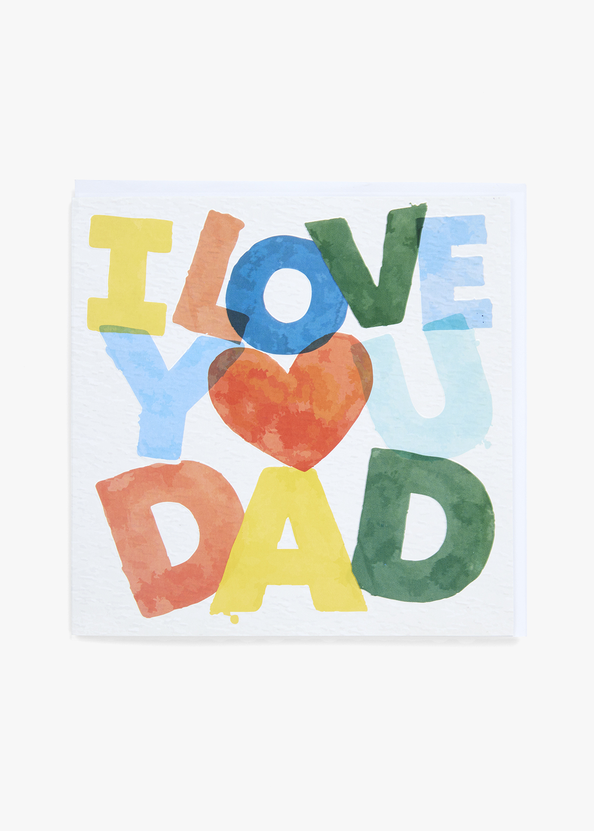 I Love You Dad Square Card