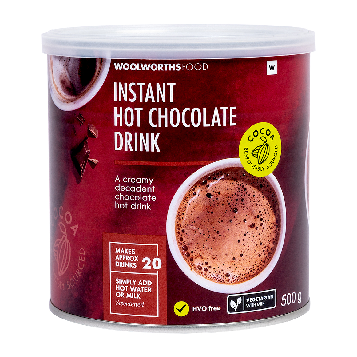 Instant Hot Chocolate Drink 500 g