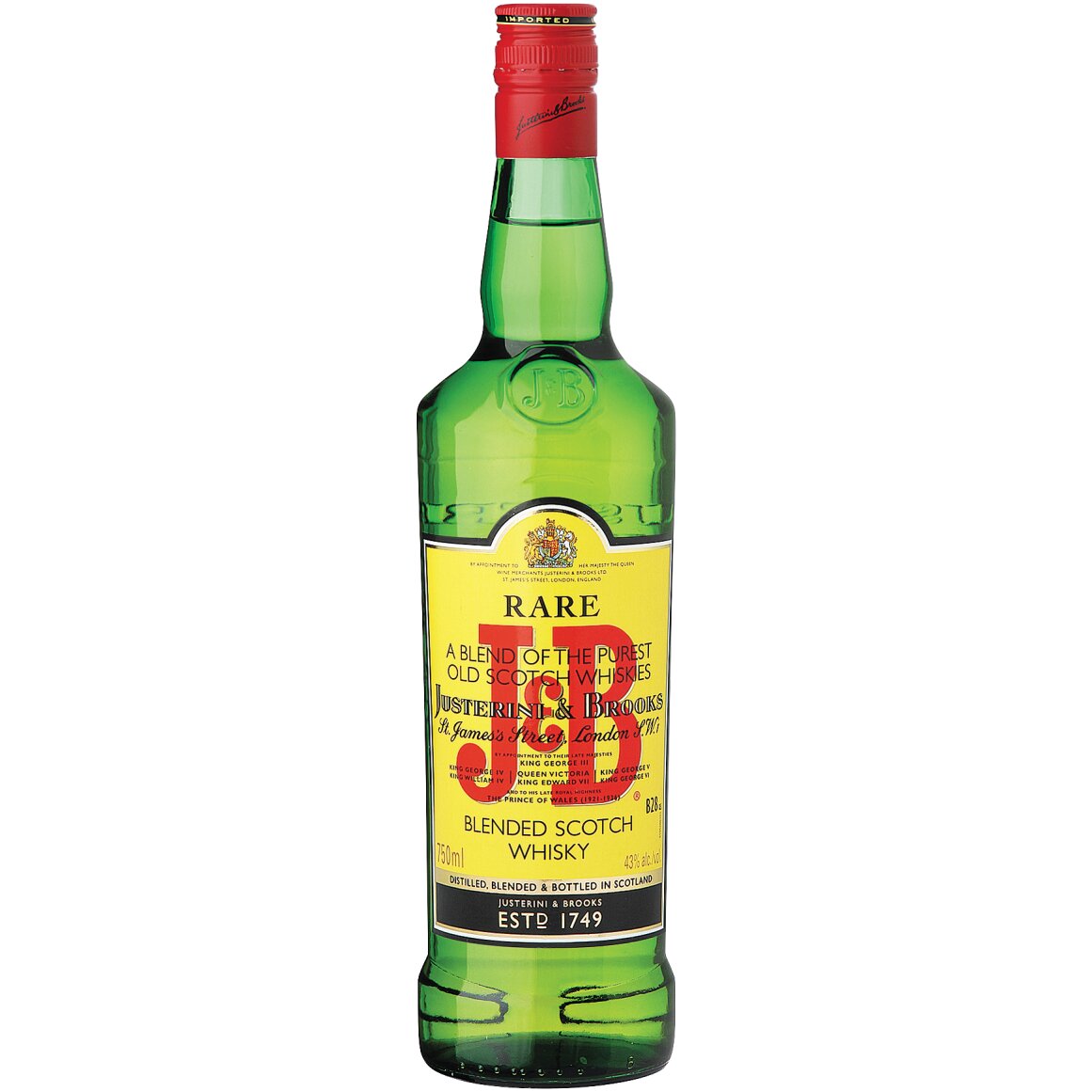 J&B Blended Scotch Whisky 750ml J&B Blended Scotch Whisky 750ml