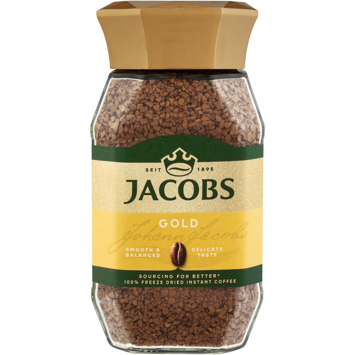 Jacobs Krönung Gold Mild Instant Coffee 200 g