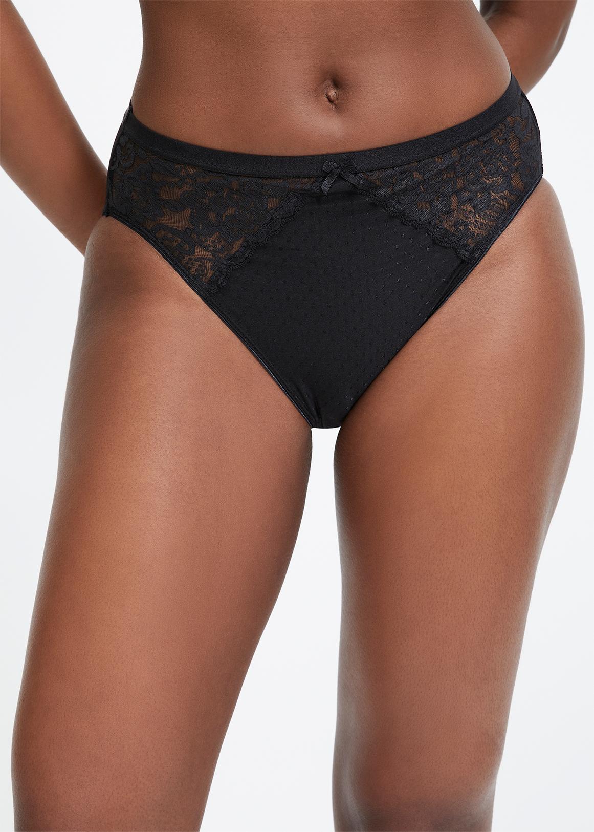 Women's Underwear with Secret Pocket Panties, 2 Packs (Black)