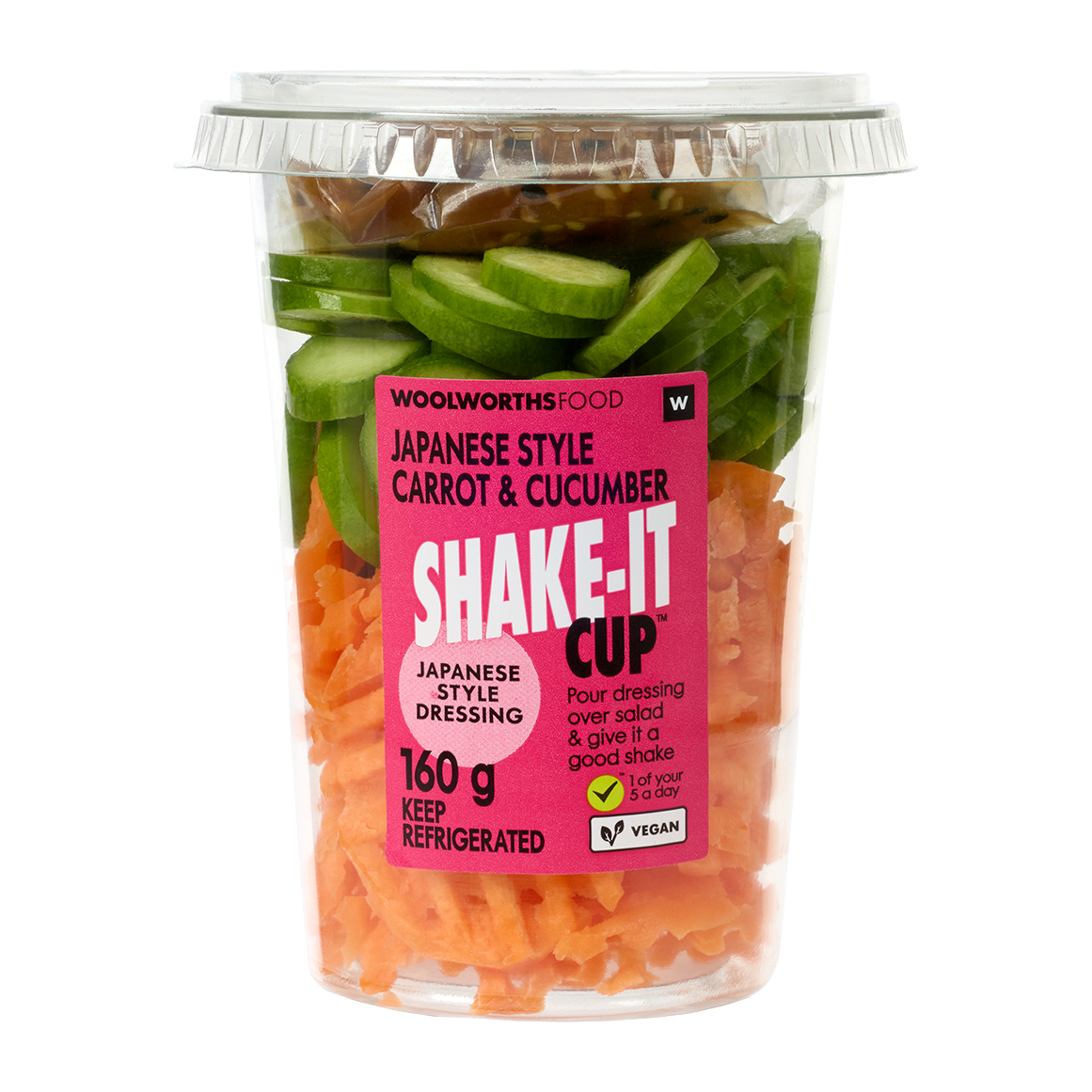 Japanese Style Carrot & Cucumber Shake-It Cup™ 160 g