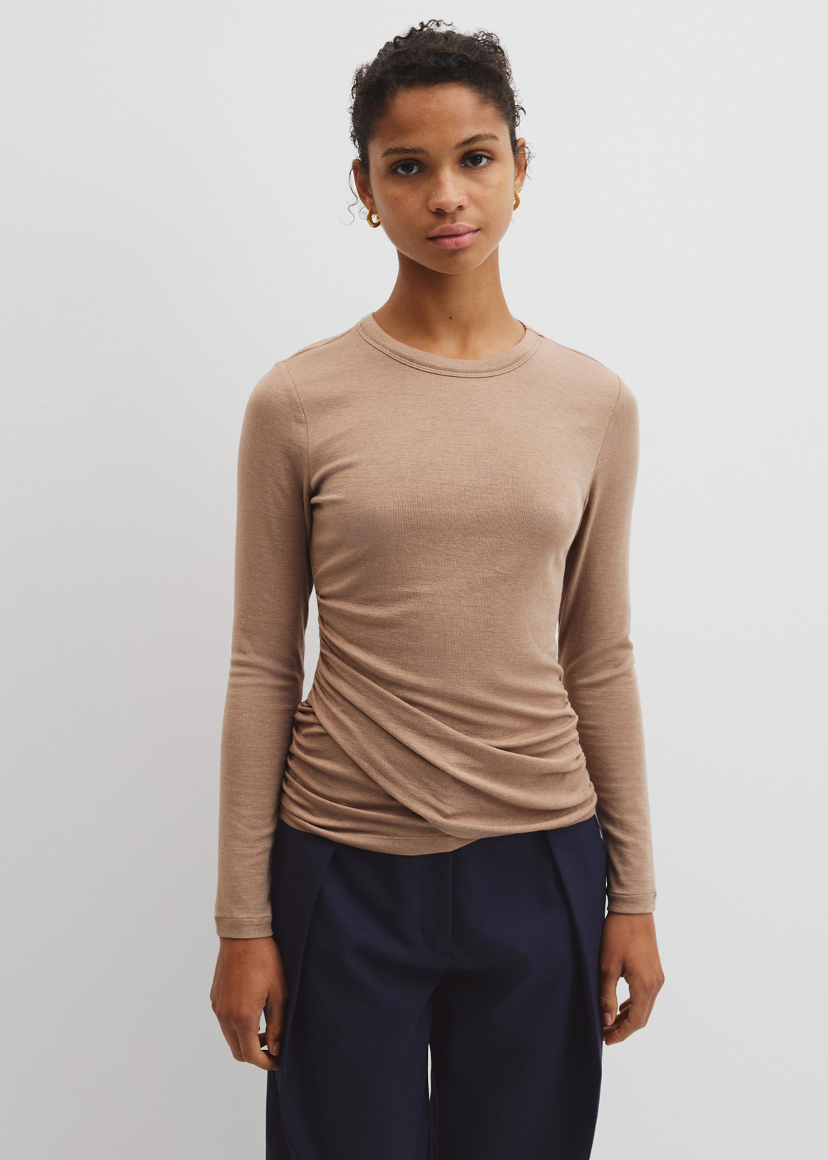 Jersey Wrap Top