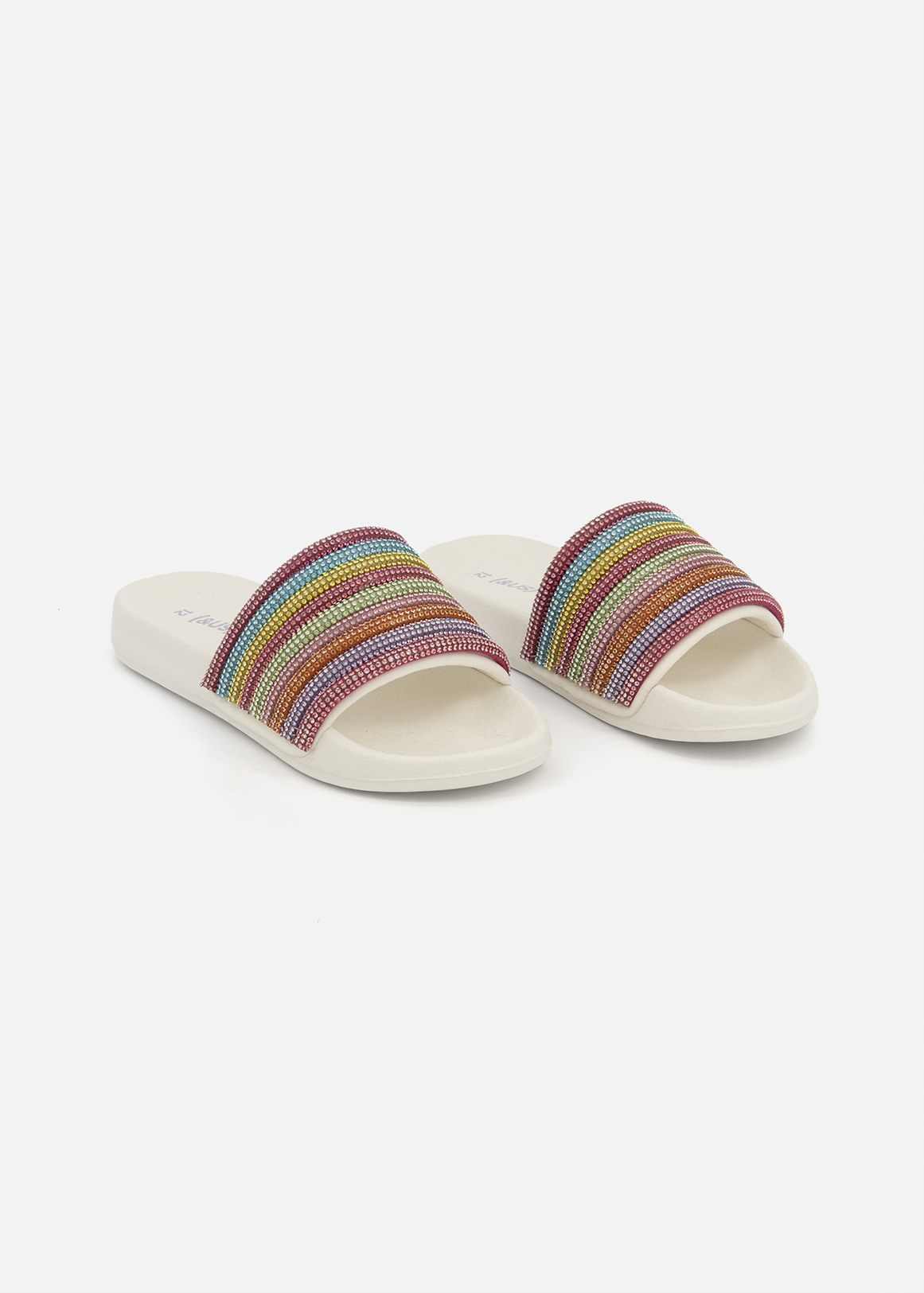 Jewelled Pool Slides (Size 12-6) Older Girl