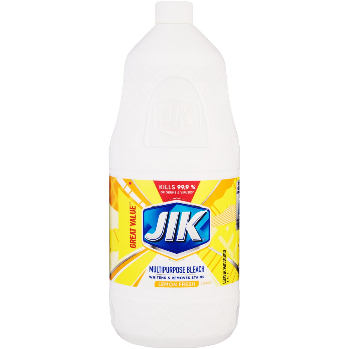Jik Lemon Fresh Liquid Thin Bleach 1.5 L