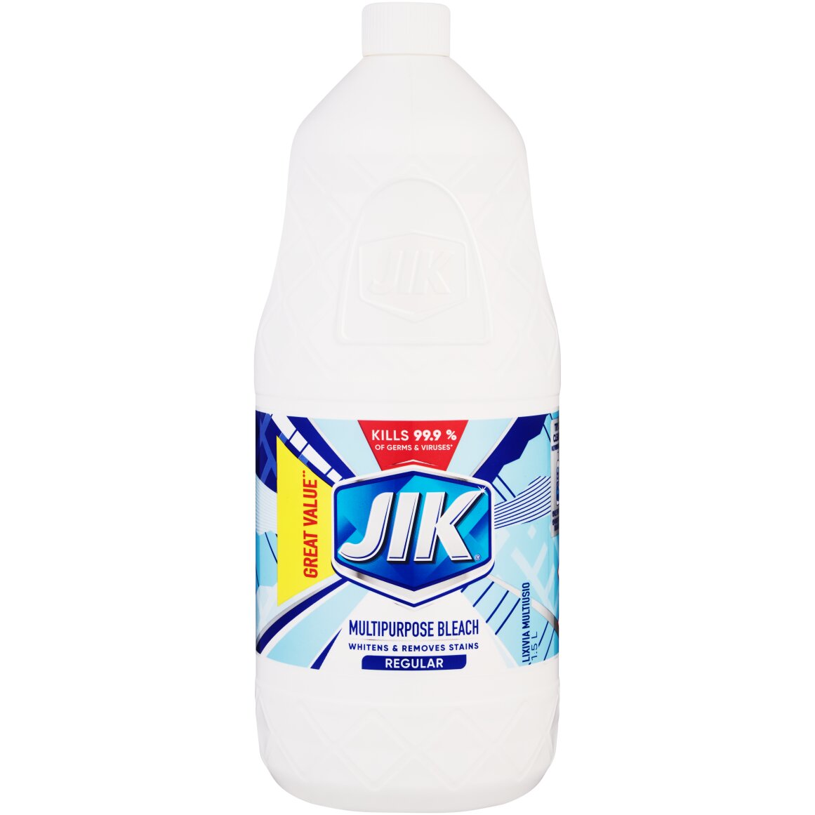 Jik Regular Liquid Thin Bleach 1.5 L