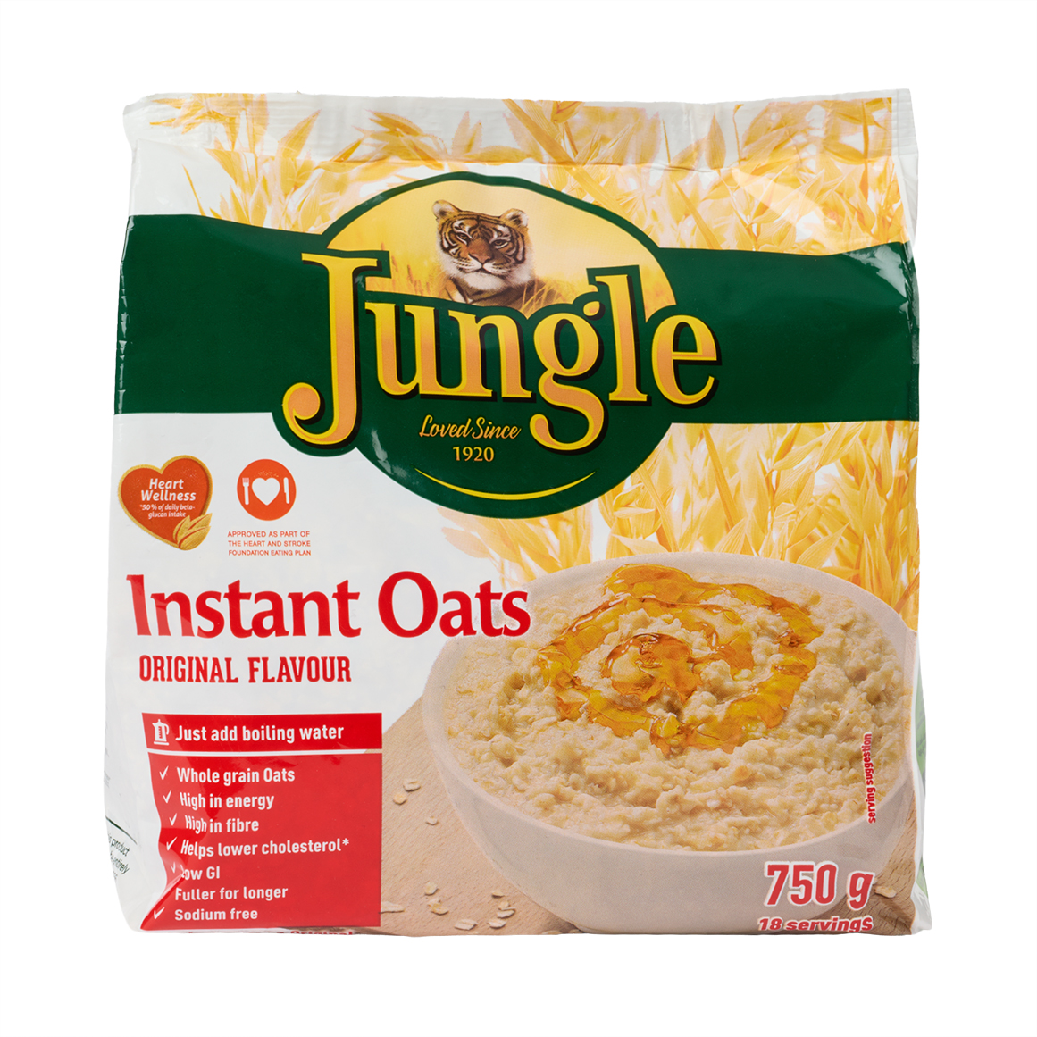 Jungle Oats Original Instant Porridge 750g