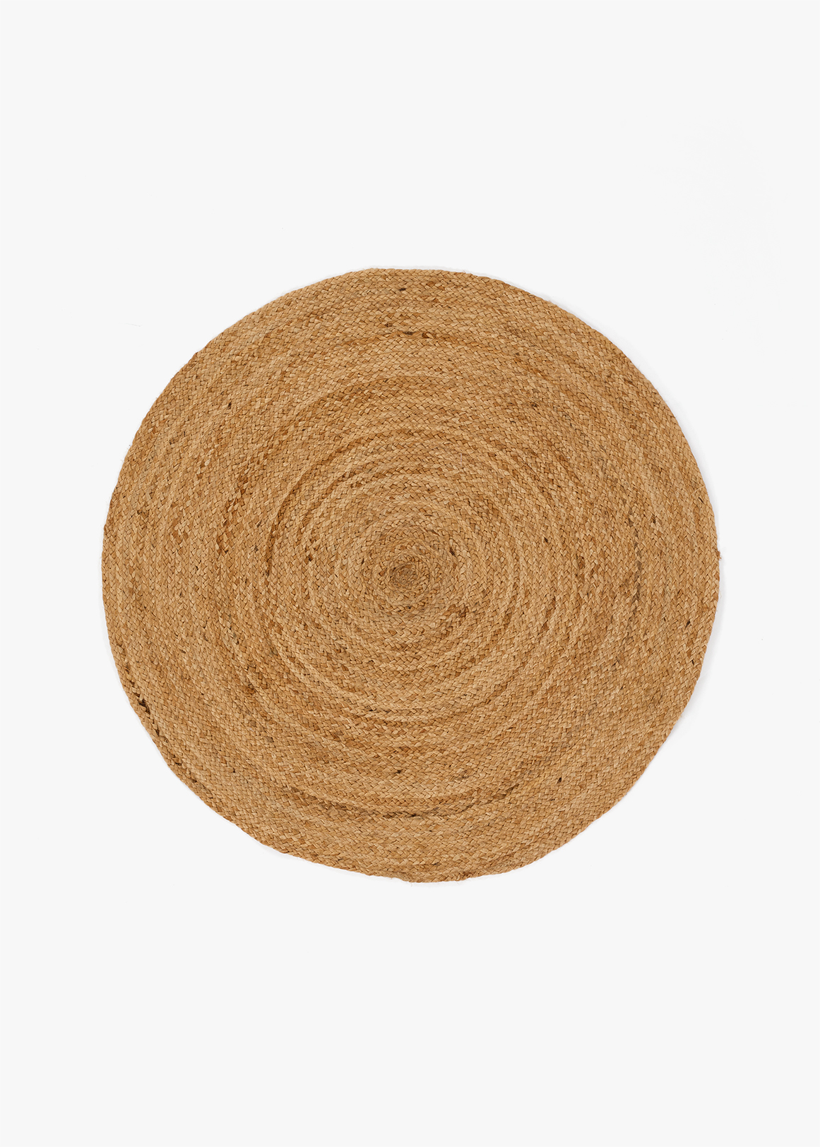Jute Round Floor Rug 110cm