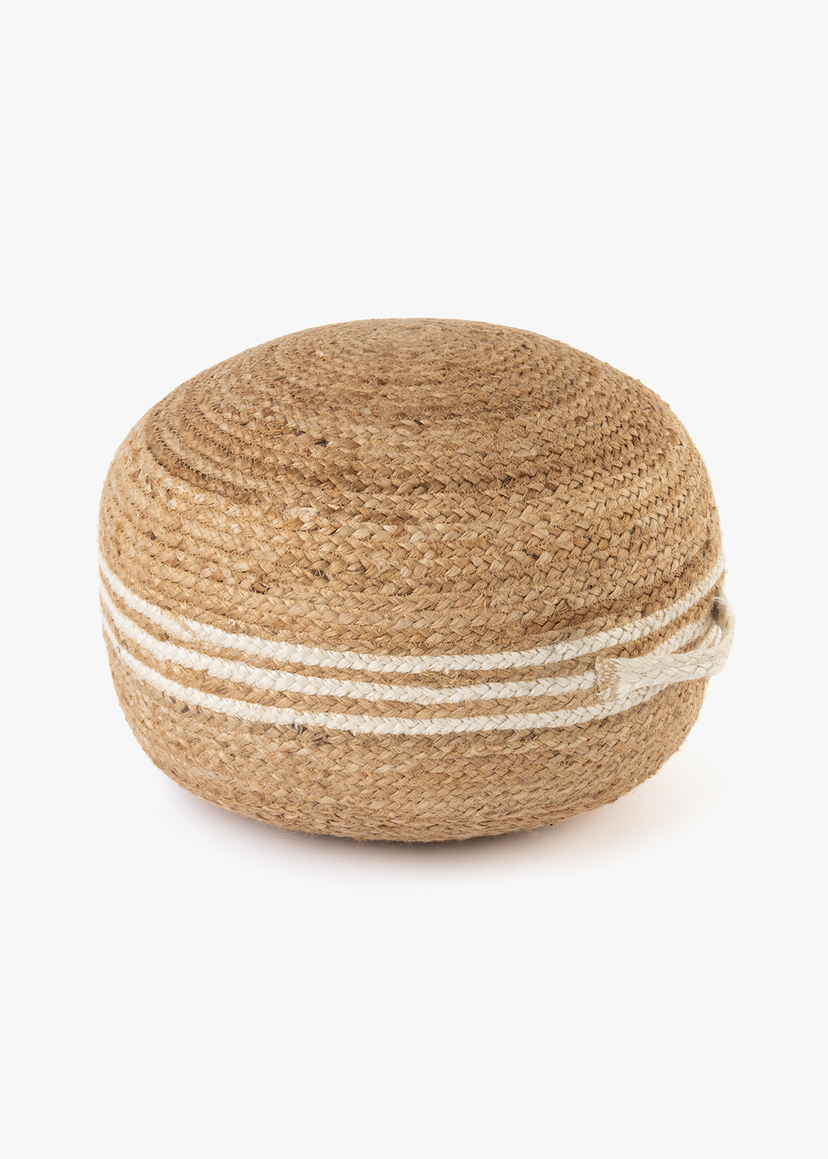 Jute Stripe Pouffe | Woolworths.co.za