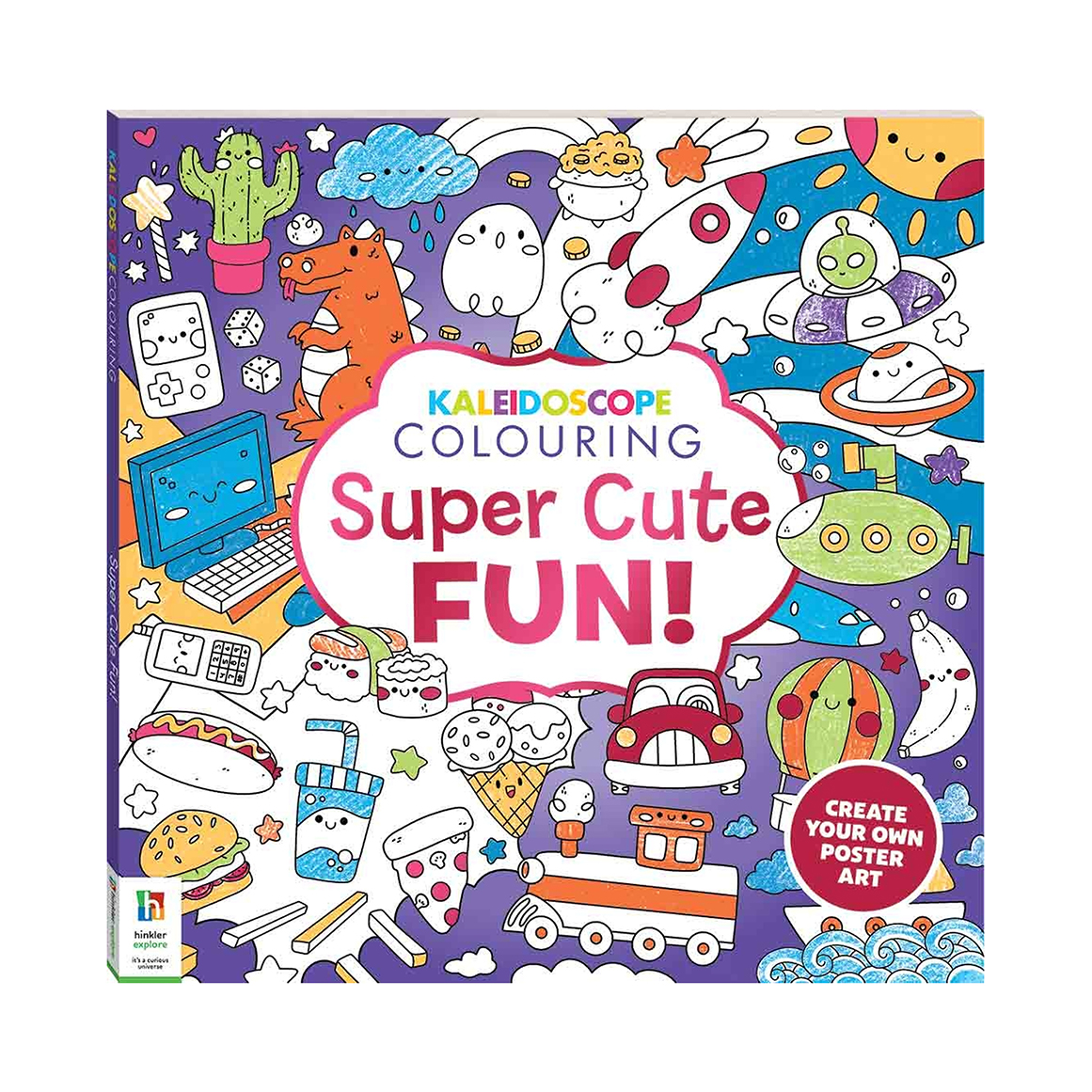 Kaleidoscope Super Cute Fun Colouring Book Woolworths.co.za