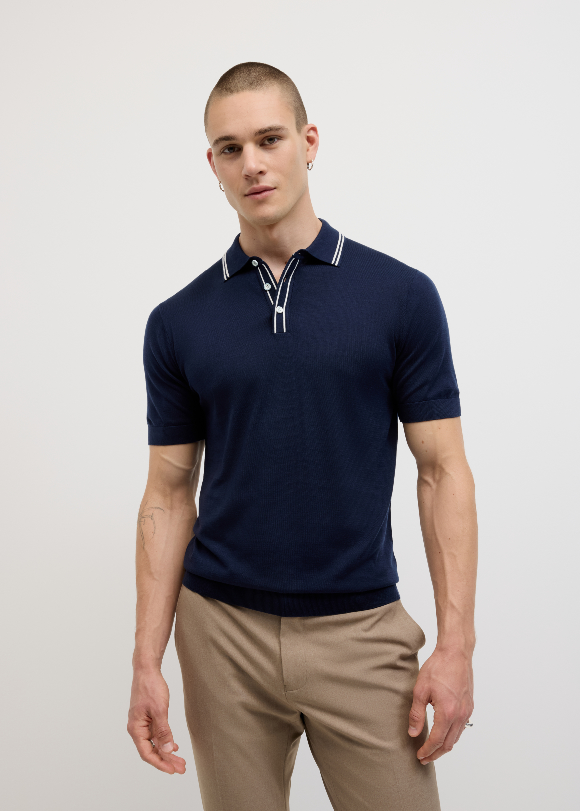 Keagan Stripe Detail Polo
