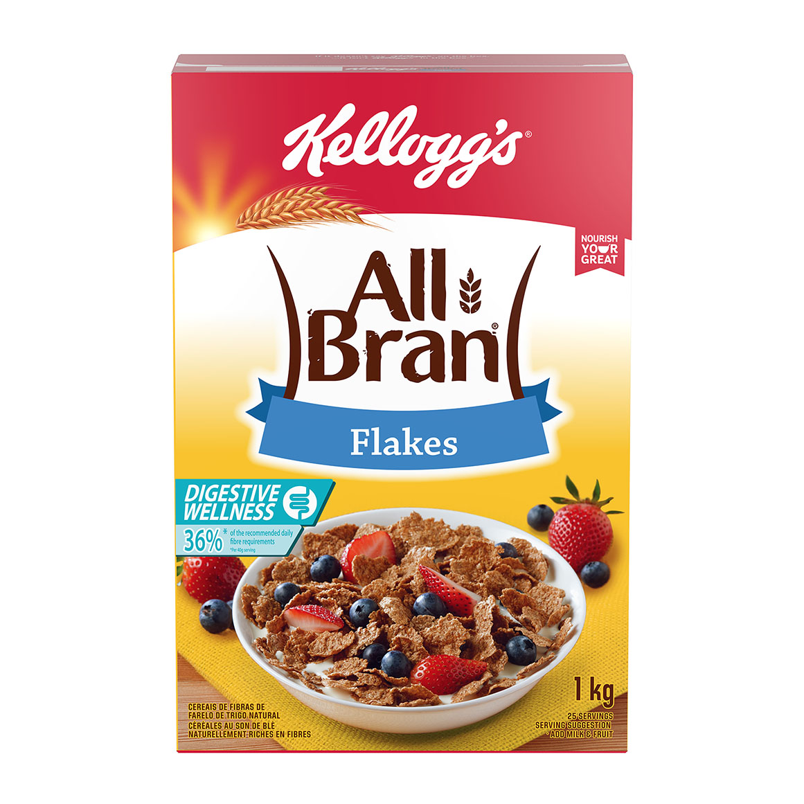 Kellogg's All Bran Flakes 1 kg | Woolworths.co.za