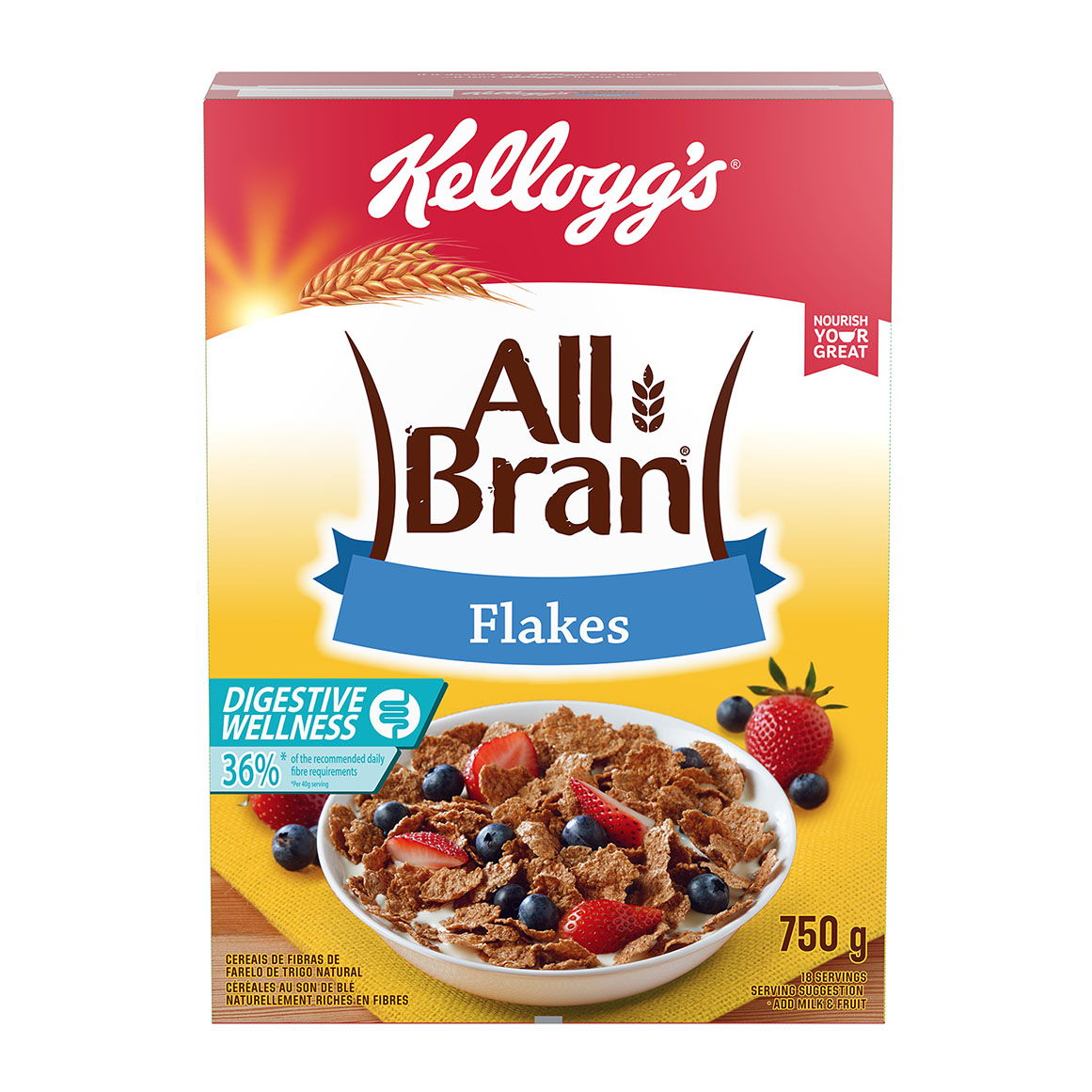 Kellogg's All Bran Flakes 750 g