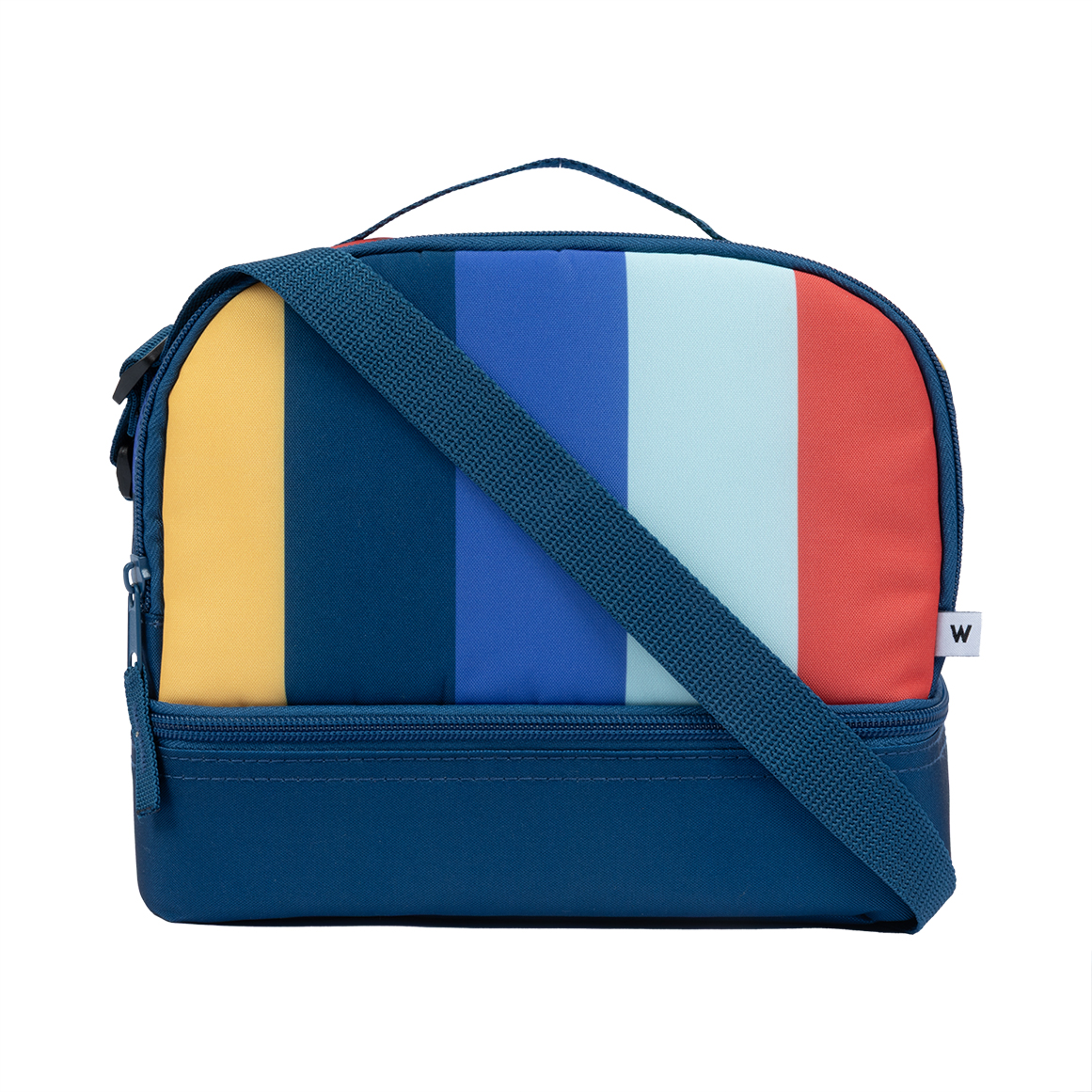Kids Anti-Bacterial Rainbow Stripes Lunch Cooler