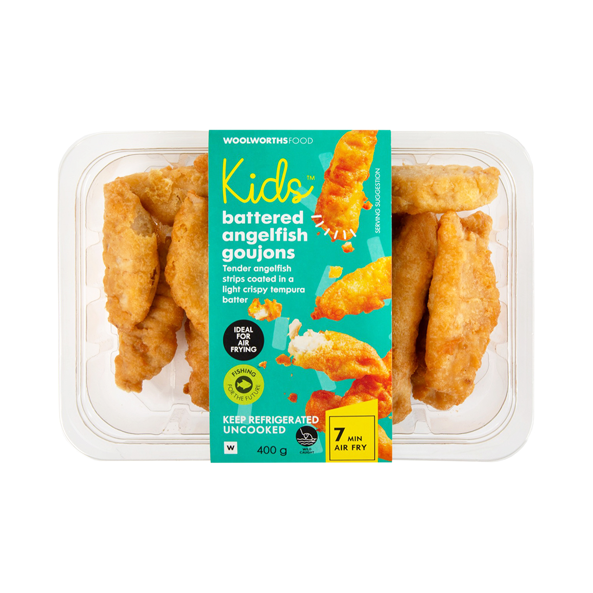 Kids™ Battered Angelfish Goujons 400 g