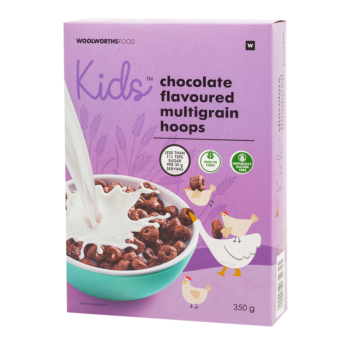 Kids™ Chocolate Flavoured Multigrain Hoops 350 g