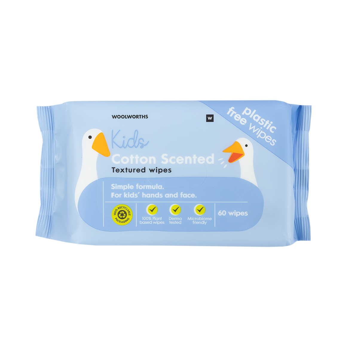 Kids™ Cotton Scented Textured Wipes 60 pk