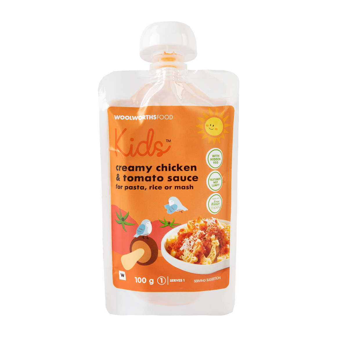 Kids™ Creamy Chicken And Tomato Sauce 100 g