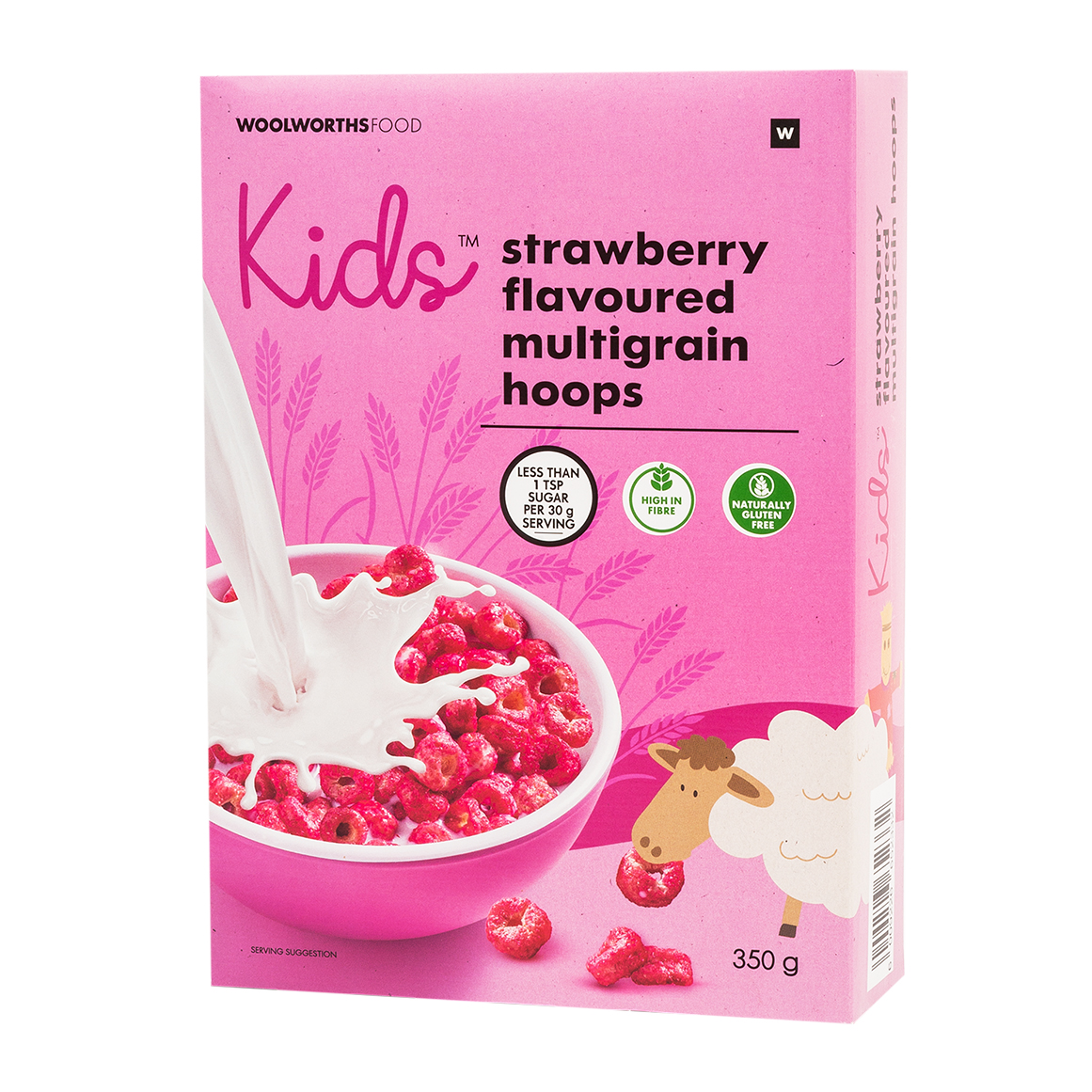 Kids™ Strawberry Flavoured Multigrain Hoops 350 g