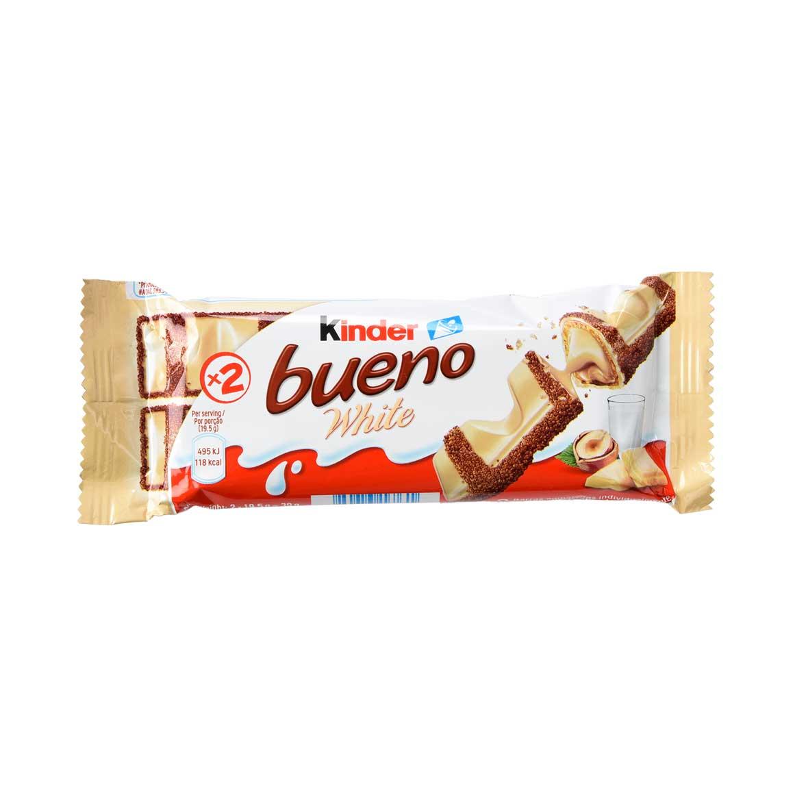 Kinder Bueno White Chocolate Bar 2 pk