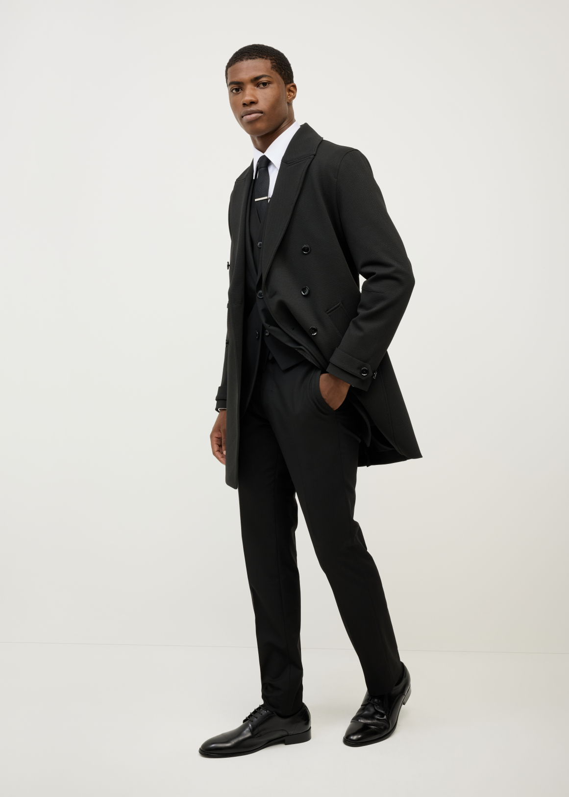 Knight Double Breasted Performance Coat