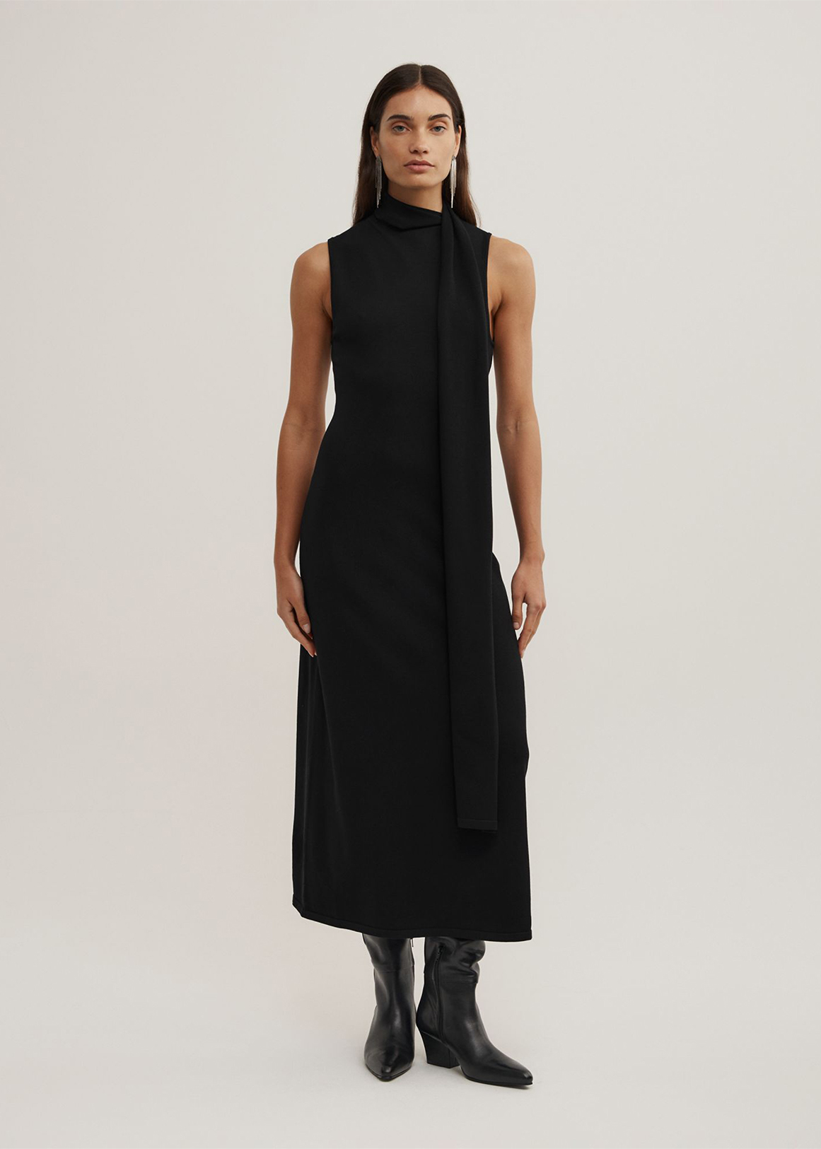 Knit Scarf Dress