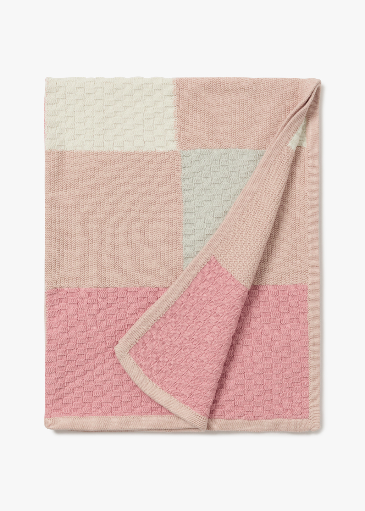Knitted Patchwork Blanket