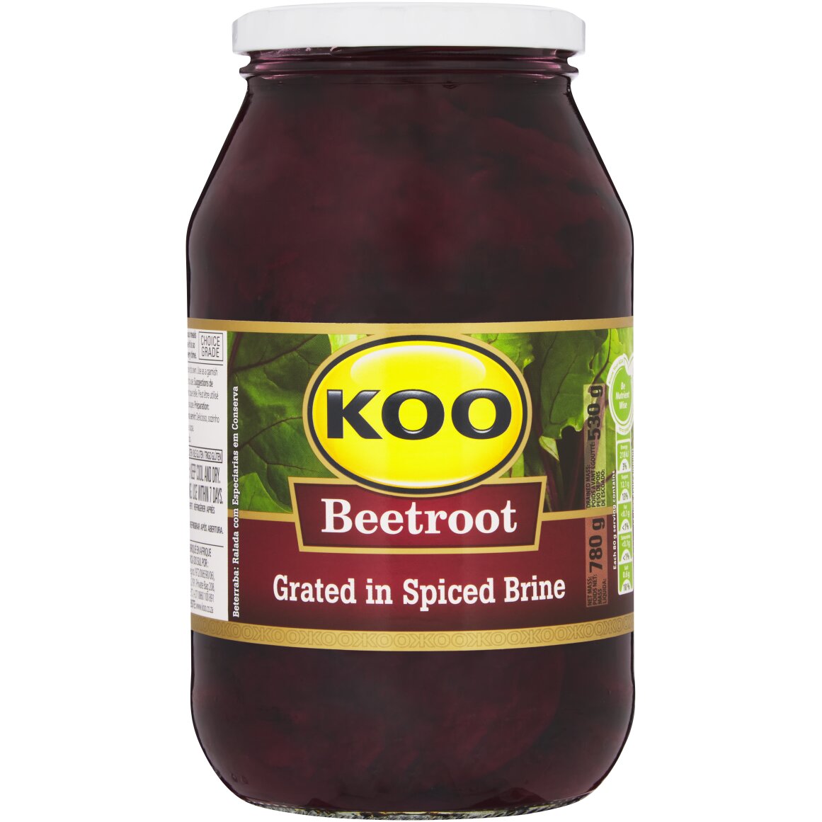 Koo Grated Beetroot in Spiced Brine 780 g