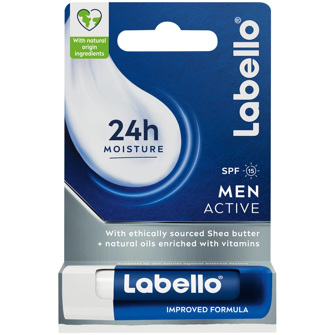Labello Men Active With SPF15 Lip Balm 4.8 g