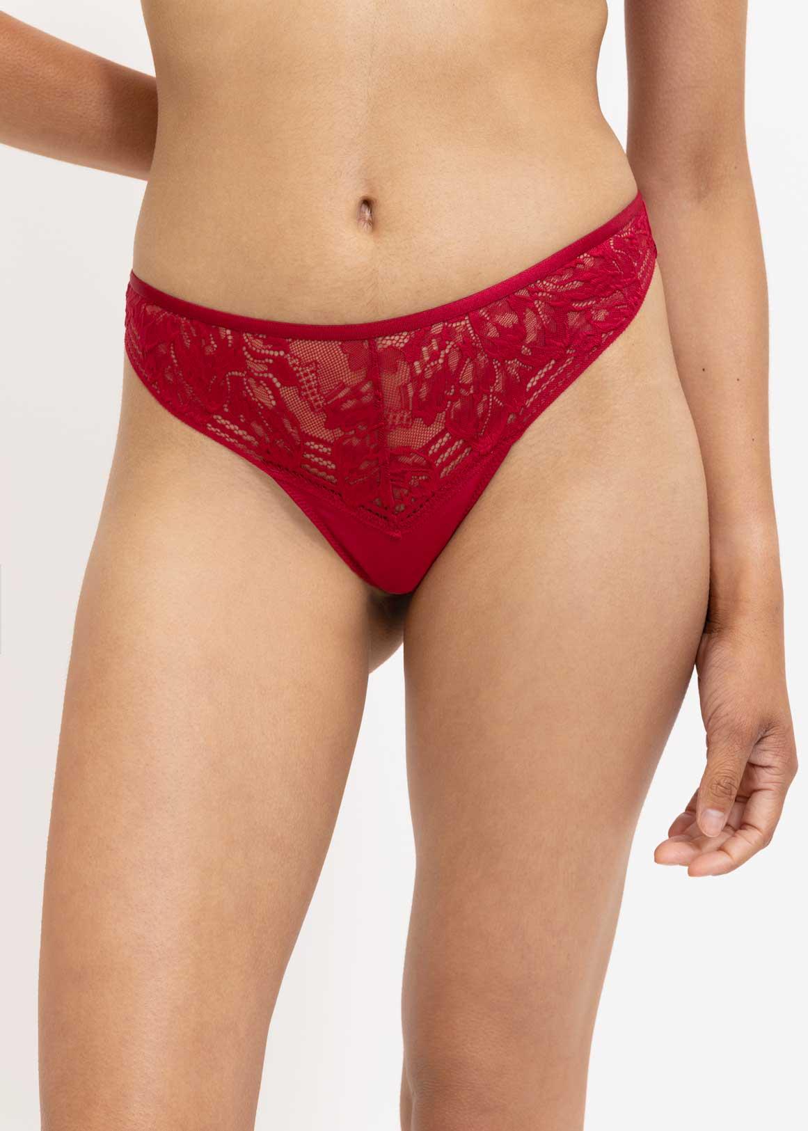 Lace Inset G-string