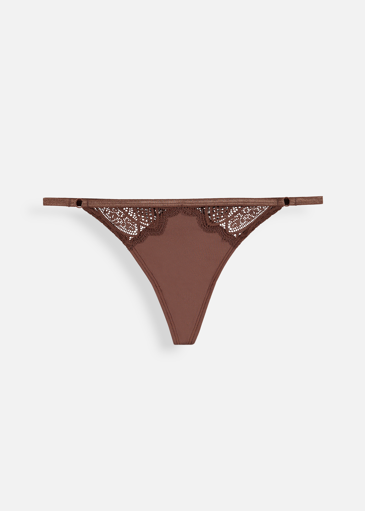 Lace Inset Microfibre G-string | Woolworths.co.za