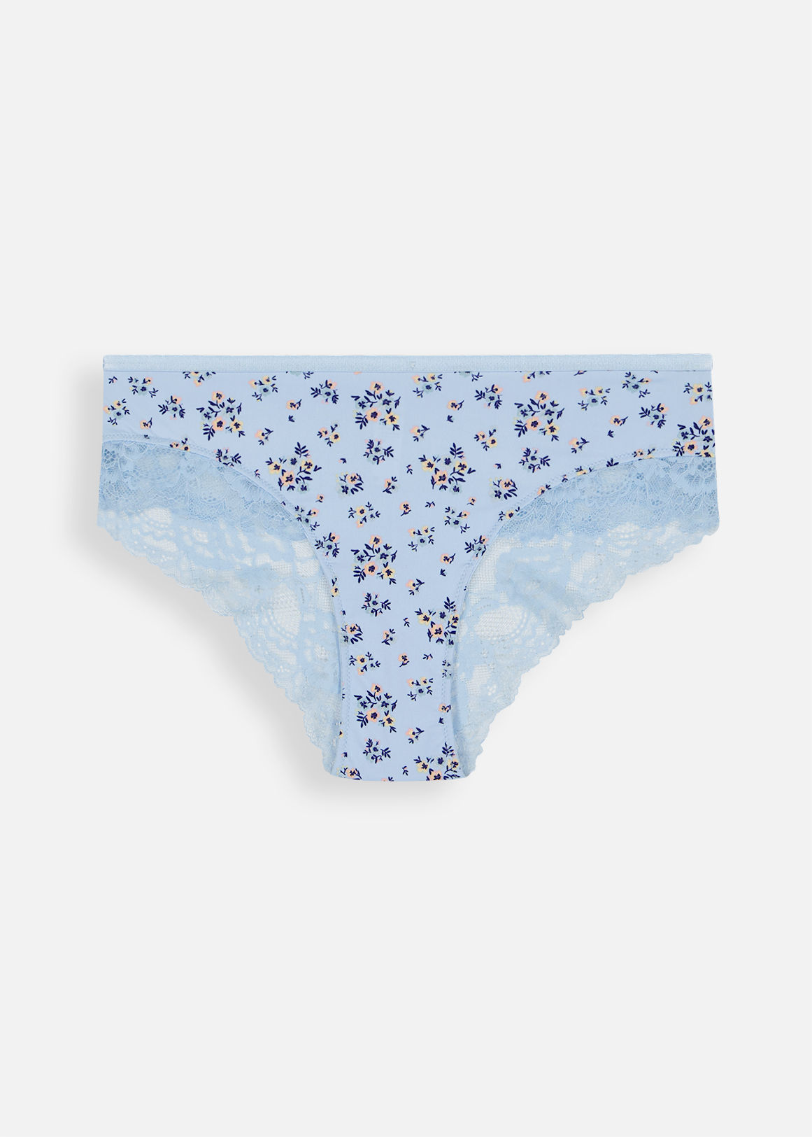 Lace Inset Microfibre Midis