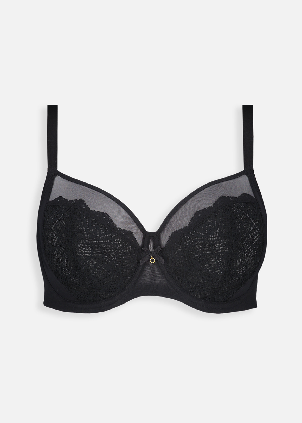 Lace & Mesh DD Non-Padded Underwire Bra | Woolworths.co.za