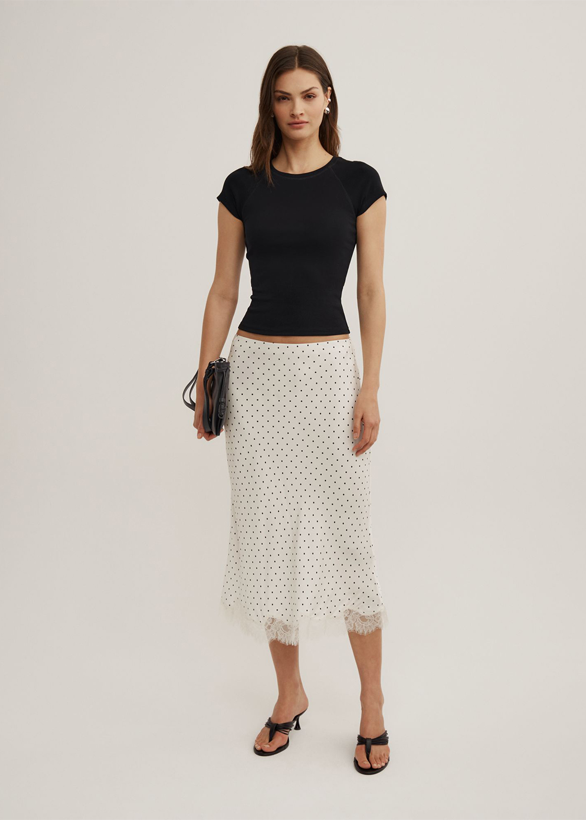 Lace Midi Skirt