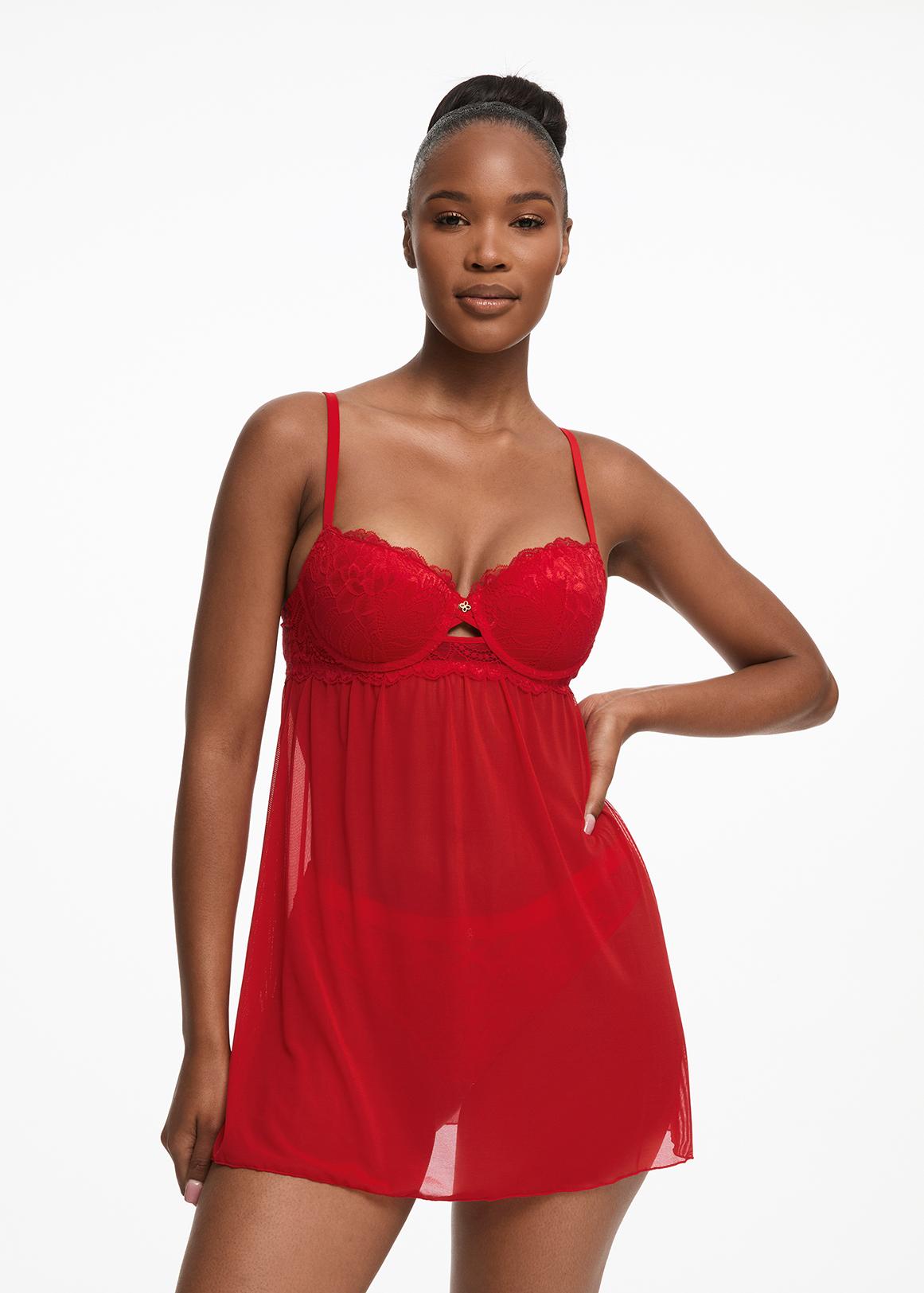 Lace Padded Underwire Balconette Babydoll Chemise A-D | Woolworths.co.za Lace Padded Underwire Balconette Babydoll Chemise A-D | Woolworths.co.za
