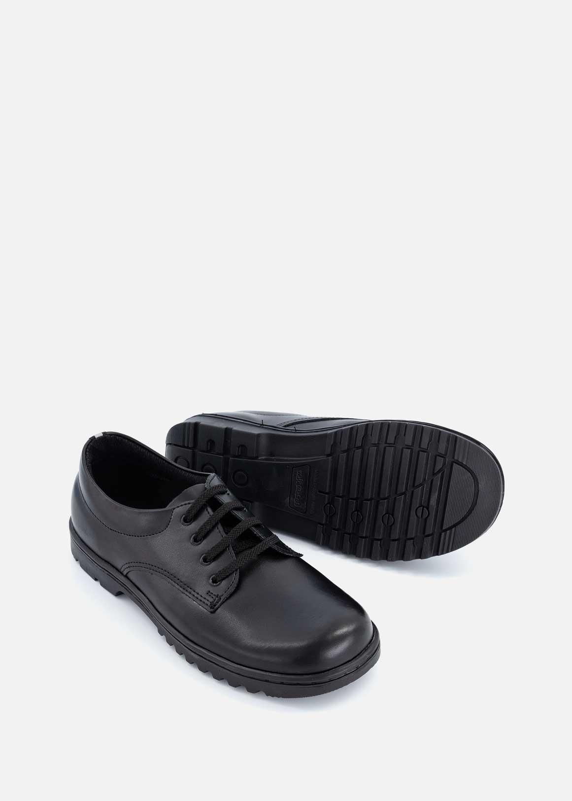 Lace Up Leather School Shoes (Size 2 - 10) Older Boy