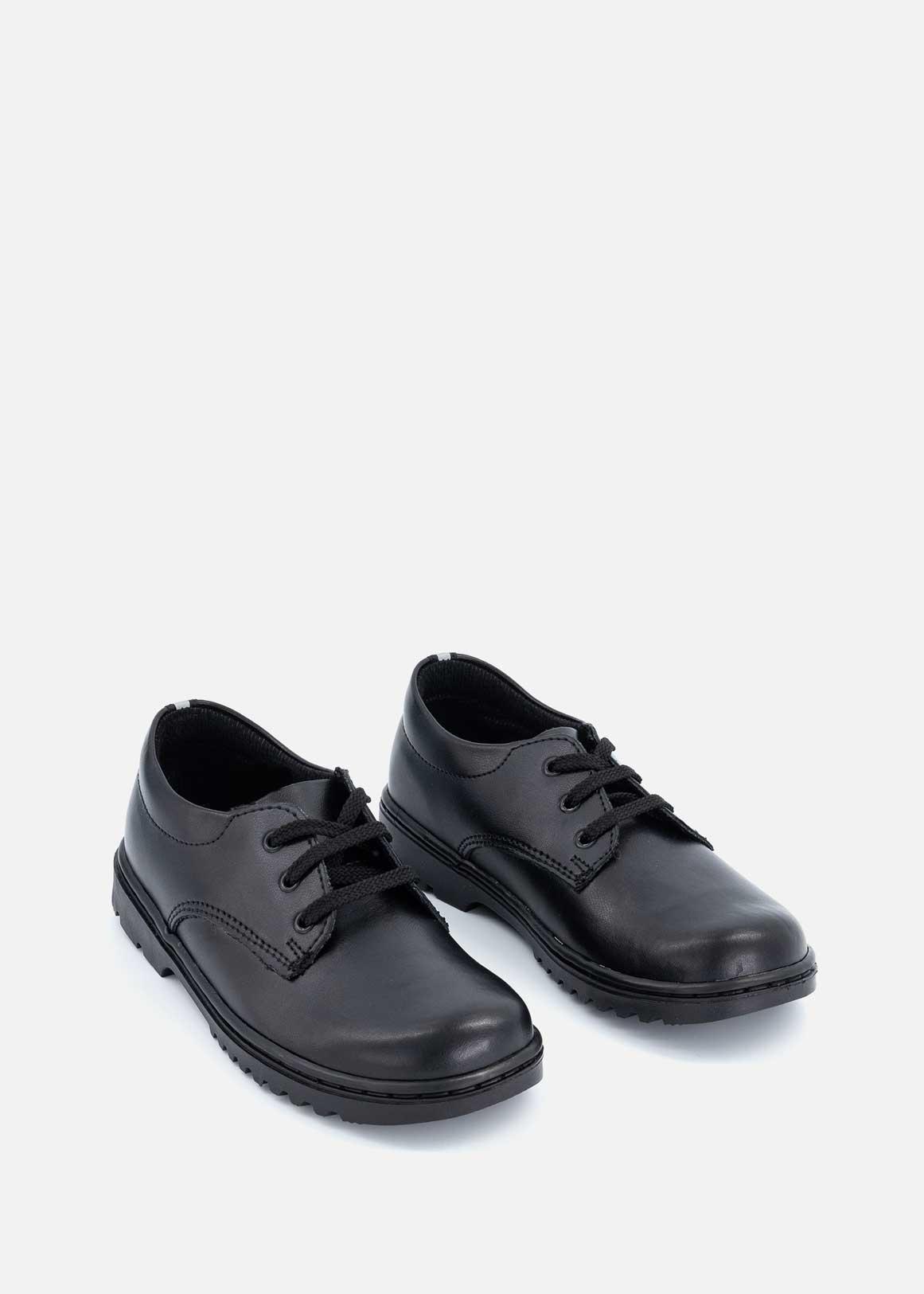 Lace Up Leather School Shoes (Size 8 - 1) Younger Boy